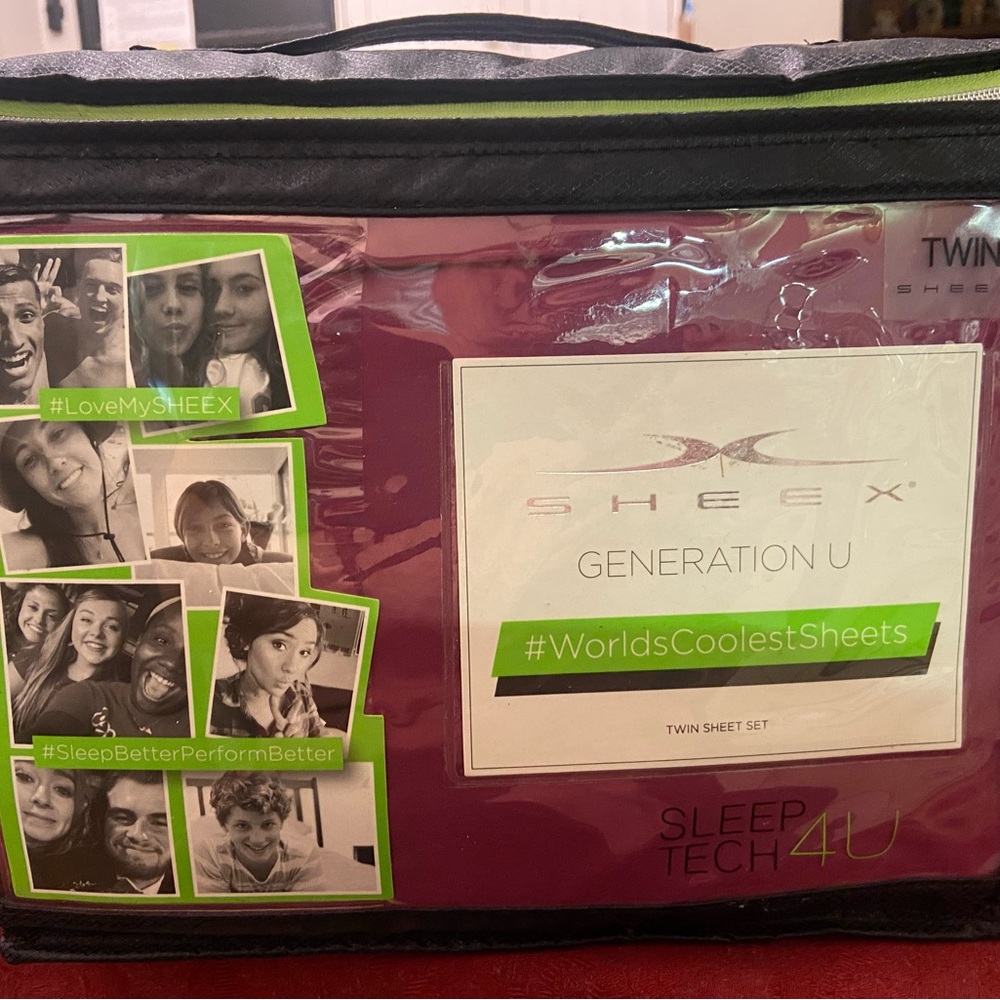 NEW Sheex Twin Sheet Set sleep tech 4 u